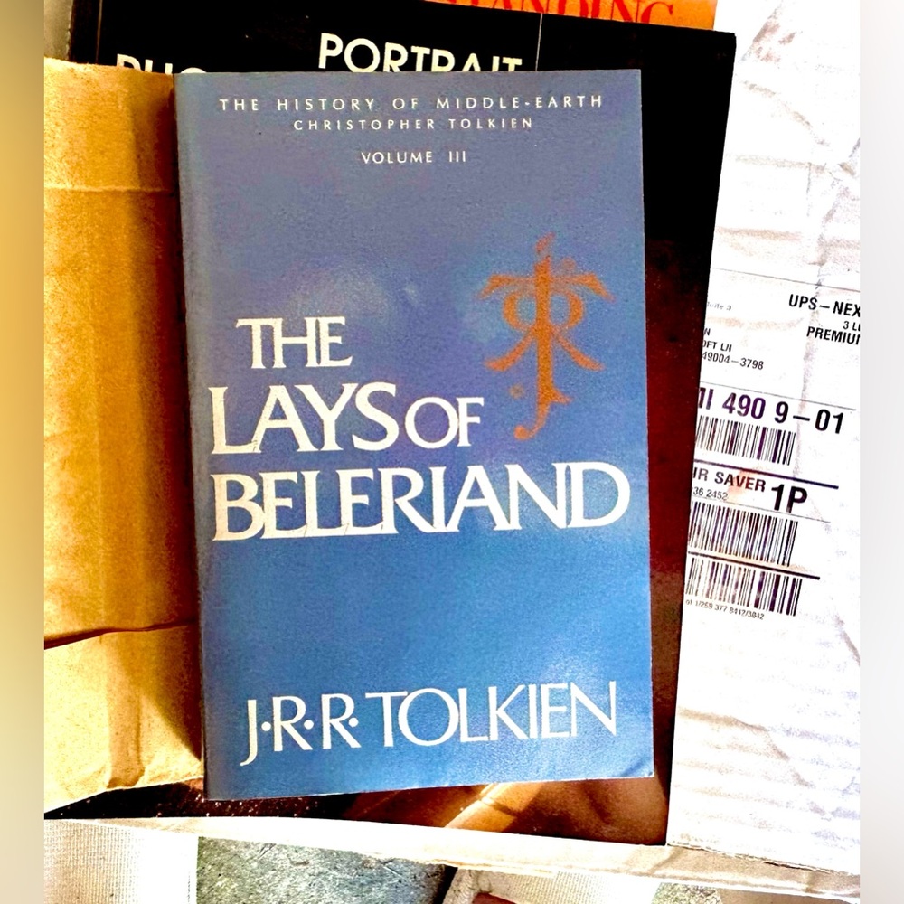 The Lays Of Beleriand. A Novel By JRR Tolkien. Vol 3 The History Of Middle Earth